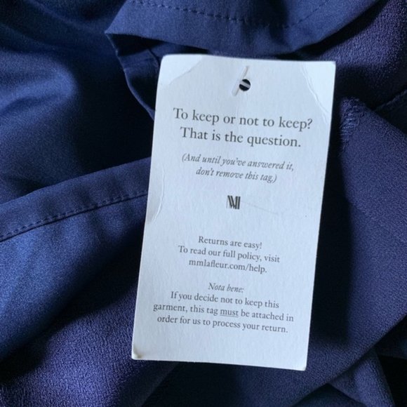 NEW MM Lafleur Niko 2.0 Dress in Deep Indigo - Picture 10 of 13